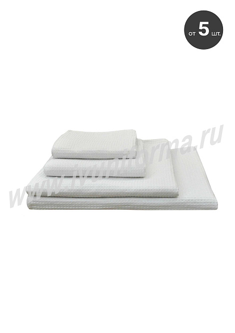 Полотенце отбеленное вафельное