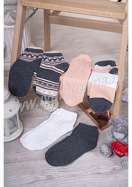 Носки женские (6 пар) арт. ТР-18-06-ТР
